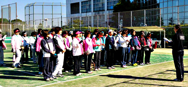 堺市選手権大会　成年女子開会式